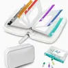 Bolsa de silicona portátil para almacenamiento de viaje más vendida transfronteriza, bolsa de silicona de grado alimenticio para almacenamiento, bolsa de almacenamiento de viaje