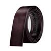 Capa Superior Piel de Vaca Pura Cinturón Vintage Liso Cinturón con Hebilla Automática Cinturón para Hombre sin Hebilla 3.5cm