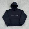 Sudadera con Capucha de Moda Americana Transfronteriza para Otoño e Invierno, Estilo Nuevo con Estampado de Letra Personalizado, Suéter Holgado y Versátil para Hombres y Mujeres