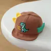 Sombrero suave de dinosaurio para bebé, gorra linda de pico de pato, gorra de béisbol bordada para niños y niñas de 6 a 18 meses, sombrero de protección solar