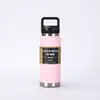 Termo Espacial Transfronterizo Acero Inoxidable 304 Taza Térmica Deportiva para Exteriores de Gran Capacidad Botella de Agua Portátil al Vacío para Coche