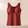 Novo Colete Térmico com Forro de Fleece, Tamanho Plus Size, Suportador, Confortável, Tudo-em-Um, Não Precisa de Roupa Íntima, Corte Justo, Camada Interna Colete Base