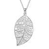 Joyería de comercio exterior Europa y Estados Unidos, Japón y Corea del Sur más vendido collar de hoja grande bañado en plata versión coreana del collar de suministro en stock P248