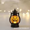 Halloween portátil abóbora luz decoração criativa pequena lanterna led luminosa luz noturna decoração atmosfera layout adereços