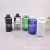 Garrafa Quadrada Comum com Tampa de Rosca, Garrafa Quadrada de PET de 200ml, Garrafa para Água e Loção, Garrafa para Isca de Peixe de 200ml, Garrafa Refil para Shampoo