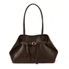 Bolso de Tote Casual Elegante para Mujer 2025 Invierno Nuevo Textura de Alta Gama Tendencia Exquisito Bolso de Hombro Simple