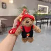 Urso de Pelúcia Fofo Ursinho Fofo Brinquedo Macacão Boneca Animal de Pelúcia Urso Boneca de Pano Bolsa Decoração