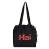 Bolsa de tela de nailon Bolsa perezosa de resorte para ir al trabajo Bolso de hombro para mujer Bolso tote de lona de gran capacidad Bolso pequeño nuevo y moderno