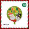 Globo navideño de película de aluminio de 18 pulgadas, globo de dibujos animados con tema de Hielo y Nieve para fiesta, decoración de globo de papel de aluminio para la noche de Navidad