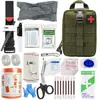 Equipo de Primeros Auxilios para Viajes al Aire Libre Herramientas de Supervivencia traje Kit de Supervivencia de Emergencia Suministros Multifuncionales Tácticos de Campo para Primeros Auxilios