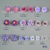 Bolsa de material para flores artificiais Uma caixa de flores com flores Flor de grampo de cabelo Xunpu Adorno de cabeça de minoria étnica flor Making hat Decoração de chinelos