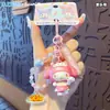 Llavero Colgante Auténtico Serie Cafetería Familiar Sanrio Muñeca My Melody Linda Colgante Decoración para Bolsa