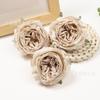 Cabeça de Flor de Peônia Simulada 6cm Material DIY Feito à Mão Decoração de Casamento Caixa de Presente DIY Feito à Mão Flor Corsage Decoração de Enfeite de Cabeça