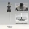 Loja de Roupas Estilo Coreano Manequim para Exposição de Roupas Manequim Feminino de Camurça Meio Corpo Suporte para Manequim Suporte de Exposição de Corpo Humano Completo