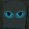 BRUP Calcomanía para Inodoro Ojos Azules Luminosos Estilo Misterioso Divertido Baño Autoadhesiva Q Calcomanía Decorativa de Pared BR-YG427C