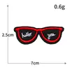 Parches Bordados de Computadora de Moda Globo Aerostático Gafas de Sol con Diamantes Parches de Tela Bordada Parches Decorativos para Ropa sin Costura Personalizados Venta al por Mayor