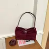 2026 Nuevo Estilo Coreano Moda Nicho Retro Estilo Artístico Bolso de Axila de Gama Alta Versátil Bolso de Hombro Único Cruzado