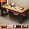 Escritorio de Computadora Dormitorio Estudio en Casa Escritorio Sencillo Casa de Alquiler Mesa Larga Escritorio de Oficina Rectangular Moderno Sencillo