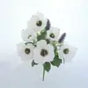Enfeites para Decoração de Casa, Flores de Magnólia Simuladas, Mesa de Jantar, Mesa de Centro, Decoração Pastoral, Buquês Artificiais, Flores Pequenas para Casamento