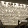 Papel texturizado francês, tecido translúcido à prova d'água, tecido retardante de chamas, material de papel texturizado, tecido de fundo