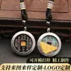 Nuevo Colgante de Moneda Flor Fantasma de Montaña China Estilo Nacional Colgante de Moneda de Bronce Retro para Llevar Contigo Collar para Hombres y Mujeres Adorno de Regalo Cultural y Creativo