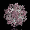 Broche de pareja para mujer forma de corazón dulce simple clásico joyería para fiesta de boda broche brillante con Diamante