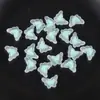 15mm Mariposa Colorido Acrílico diy Joyería Hecho a Mano Pulsera Trenzada de Perlas Cadena para Teléfono Móvil Bolso Perlas Sueltas