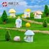 Paisaje en Miniatura Casa de Verano Creativa de Ocio Artesanías de Resina Accesorios de Decoración para Coche DIY Adornos Pequeños de Escritorio