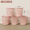 Lixeira para Sala de Estar, Quarto, Cozinha, Vaso Sanitário, Banheiro, Grande Capacidade Escritório Cesto de Papel Vazado de Plástico Sem Tampa