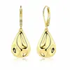 Pendientes Especiales de Forma Europeos y Americanos de Venta Caliente Transfronterizos para Mujer, Estilo Frío de Aleación, Pendientes Versátiles Dorados de Moda Simples