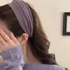 Diadema de punto ancha vintage para otoño e invierno, nuevo modelo 2026, accesorio para el cabello, copete alto, diadema antideslizante para lavarse la cara, accesorio para el cabello versátil