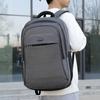 Mochila de negócios recarregável USB simples masculina, mochila de viagem ao ar livre de grande capacidade, mochila escolar leve multicamadas para estudantes