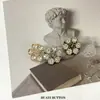 Patrón de Sentido Pesado de Fábrica con Botones Metálicos de Diamante Abrigo de Piel para Mujer Abrigo Botón Decorativo Botón Pequeño Estilo Chanel para Suéter