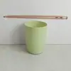 Taza para cepillo de dientes estilo ins de color sólido para el hogar, taza de lavado para pareja, taza de plástico para cepillo de dientes, taza creativa simple portátil para enjuague bucal