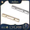 Botones Metálicos Largos de Tira con Dos Agujeros Cosidos a Mano, Botones para Camisa, Botones para Tejidos de Suéter, Accesorios para Ropa Jinda