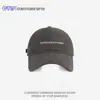 Boné de Baseball Novo Estilo Coreano para Primavera e Verão para Mulheres com Letras Bordadas, Circunferência da Cabeça Grande, Boné Versátil Casual para Uso ao Ar Livre para Homens