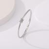 Pulseras Europeas y Americanas Transfronterizas de Cintura Pequeña Que No Se Desvanecen, Pulseras de Anillo Liso de Alta Gama, Pulseras para Hombre y Mujer, Abalorios de Lujo Ligero