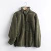 Jaqueta de fleece corta-vento para casais da família U outono e inverno masculina e feminina manga longa jaqueta de fleece quente grossa quente