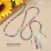 Cadena corta de personalidad rectangular de circón de moda para mujer, cadena para el cuello de mujer, nueva moda europea y americana, cadena para la clavícula de mujer al por mayor
