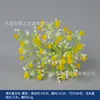Flor artificial de seda amarilla estilo europeo capullo de rosa retro corsage de boda accesorios para flor de muñeca decoración de caja de regalo de mano