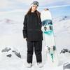 Cross-border novo terno de esqui feminino à prova de vento, à prova d'água, quente, respirável, folheado, calça de esqui de inverno masculina, atacado