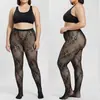 Medias de Rejilla con Tirantes Empalmados, Malla Negra Hueca Transpirable Estilo Europeo y Americano Medias de Halloween para Mujer