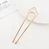 Horquilla China en Forma de U Súper de Hada, Nueva Horquilla Doble de Perlas en Forma de U Estilo Chino, Accesorio para el Cabello Hanfu Estilo Antiguo, Horquilla Simple y de Alta Gama para Mujeres