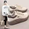 Comercio Exterior Transfronterizo Primavera 2026 Zapatillas Casuales Zapatos de Suela Gruesa para Aumentar la Altura Estilo Coreano Zapatos Deportivos para Mujer Estilo Callejero Estudiante Zapatos Individuales