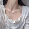 Collar de Semillas de Acacia para Mujer Celebridad de Internet Ins Estilo Coreano Simple Lindo Nicho Estilo Frío Diseño de Cadena para Clavícula Regalo