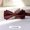 Pajarita para Hombre Boda Novio Padrino Banquete Fiesta Cabeza Plana Pajarita Vestido Formal Casual Negocios Caballero Doble Corbata