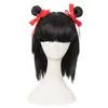 Peluca Cosplay Princesa Elsa Aventura Congelada Estilo Beige Trenzas Set de Cabello Princesa Elsa