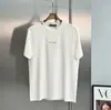 Camiseta Dolce & Gabbana N de Algodón Puro 100% Algodón Camiseta Estampada de Manga Corta Hombres Mujeres Europeo Americano Marca Trendy DG Estampado de Letras