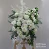 Novos Adereços de Casamento Arte Flor Estrada Chumbo Bola de Flores Flor Ponto de Flor Set Stage Fundo Ponto de Flor Arranjo de Janela