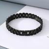Pulseira Corrente de Aço Inoxidável Elegante Simples Versátil para Homens e Mulheres Casal Pulseira de Titânio Colorida Pulseira Feminina